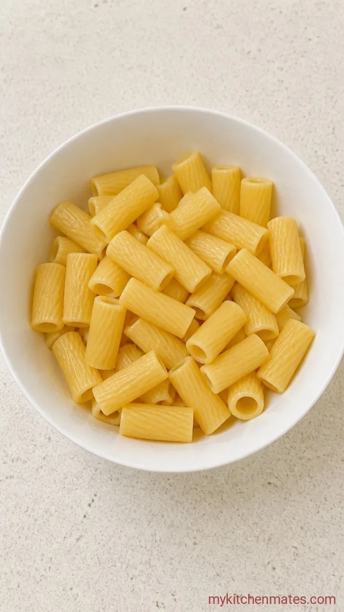 Cheesy, Creamy Pesto Pasta Bake Step 1: Cook the Pasta
