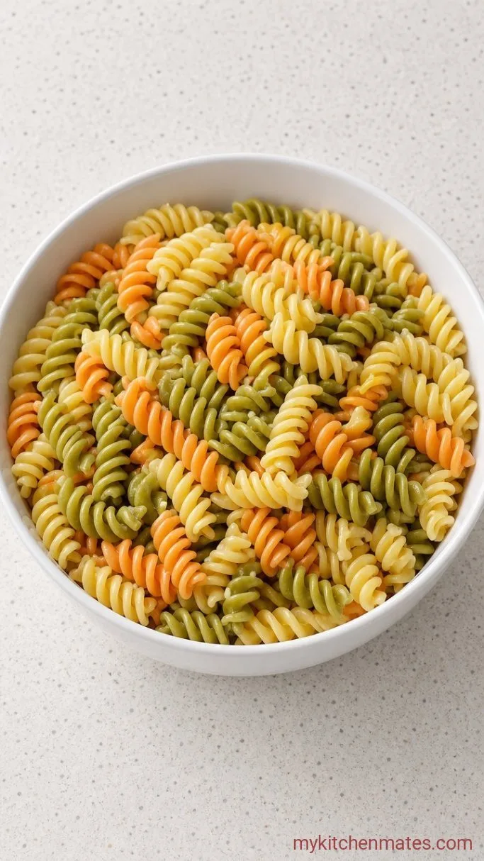 30-Minute Tri-Color Pasta Salad That's Better the Next Day Step 1: Cook the Pasta