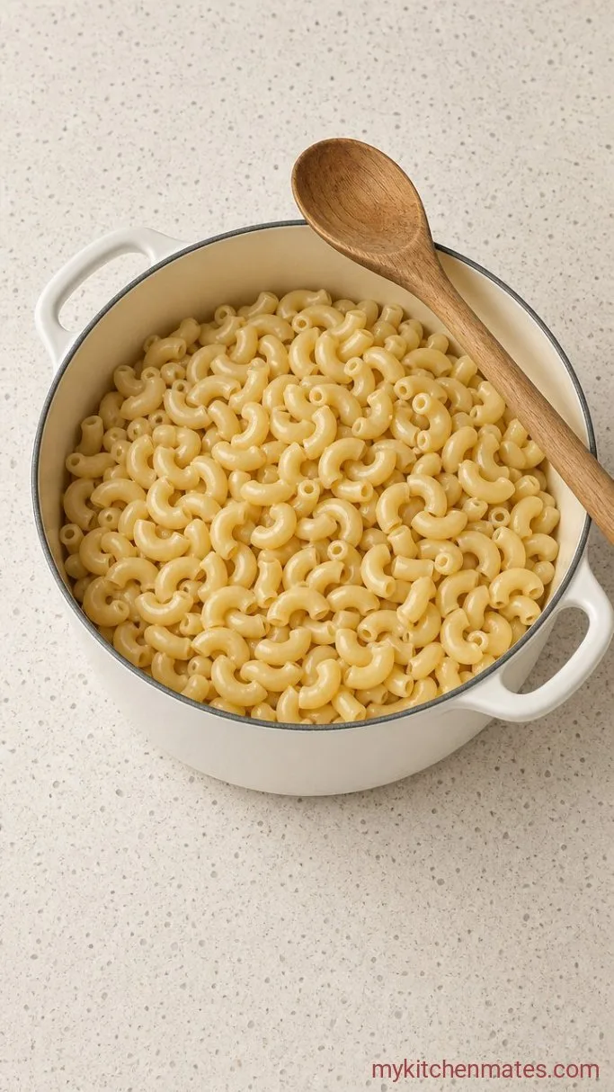 Quick Creamy Vegan Mac and Cheese Step 1: Cook the Pasta
