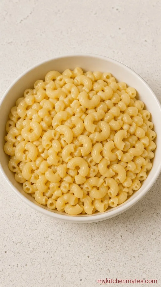 Extra Creamy Stovetop White Cheddar Mac and Cheese Step 1: Cook the Pasta