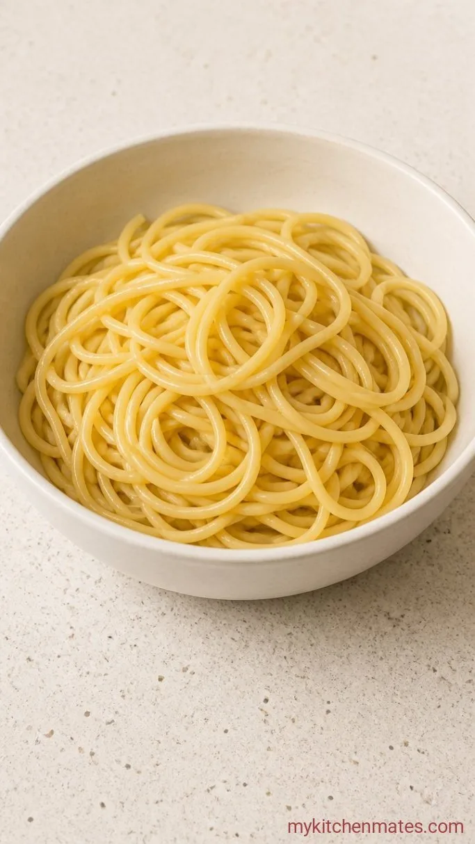 15-Minute Garlic Butter Noodles Step 1: Cook the Pasta