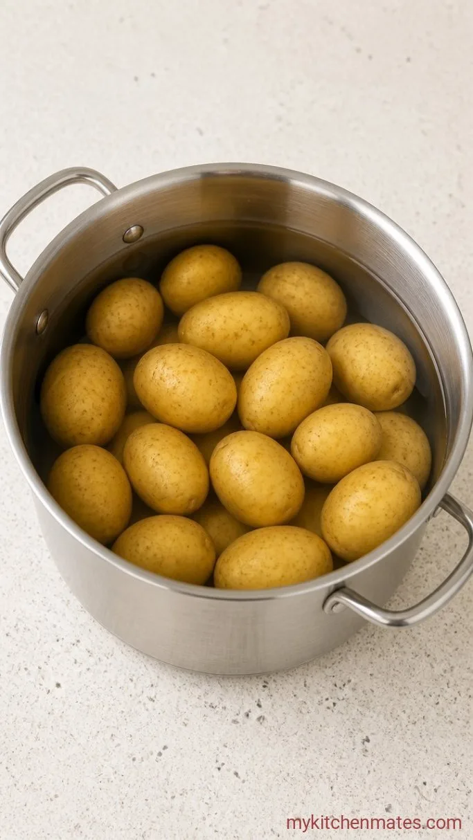 Classic Potato Salad (Creamy, Tangy, and Never Watery) Step 1: Cook the Potatoes