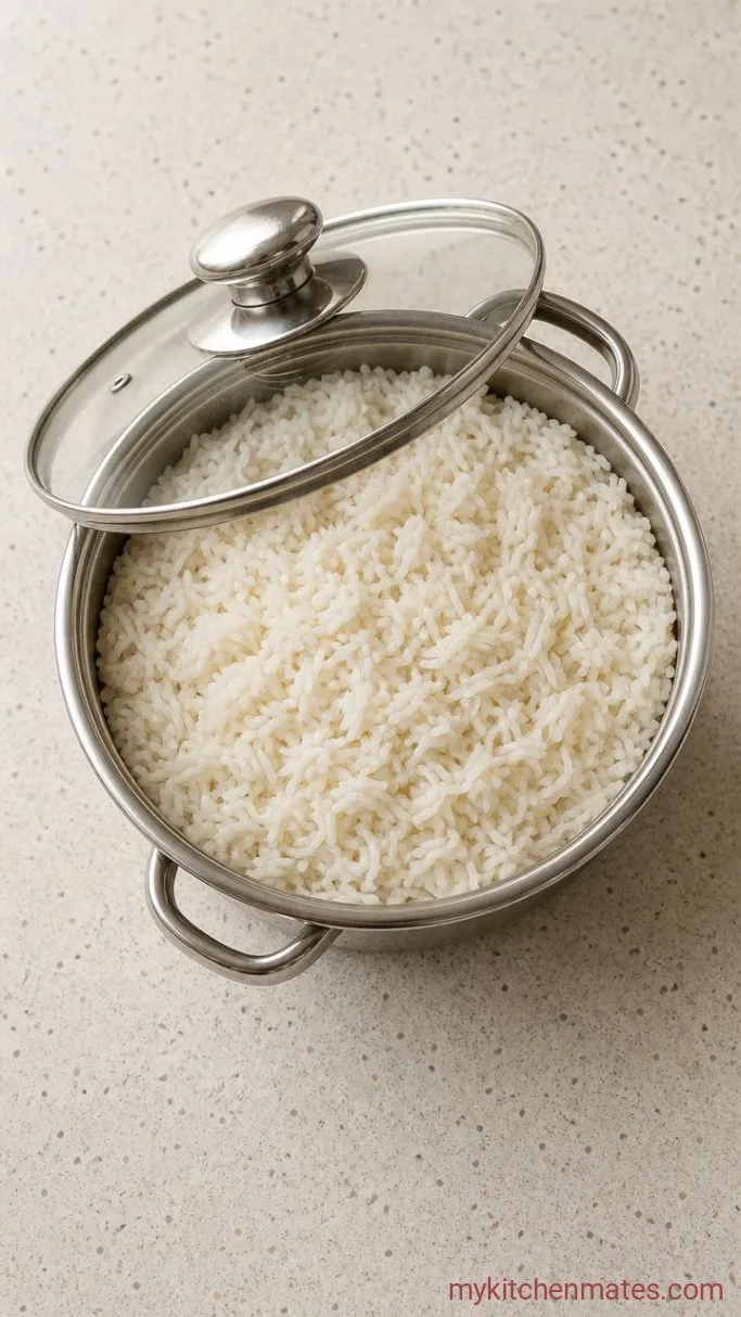 Sticky Sesame Chicken and Rice Bowls Step 1: Cook the Rice