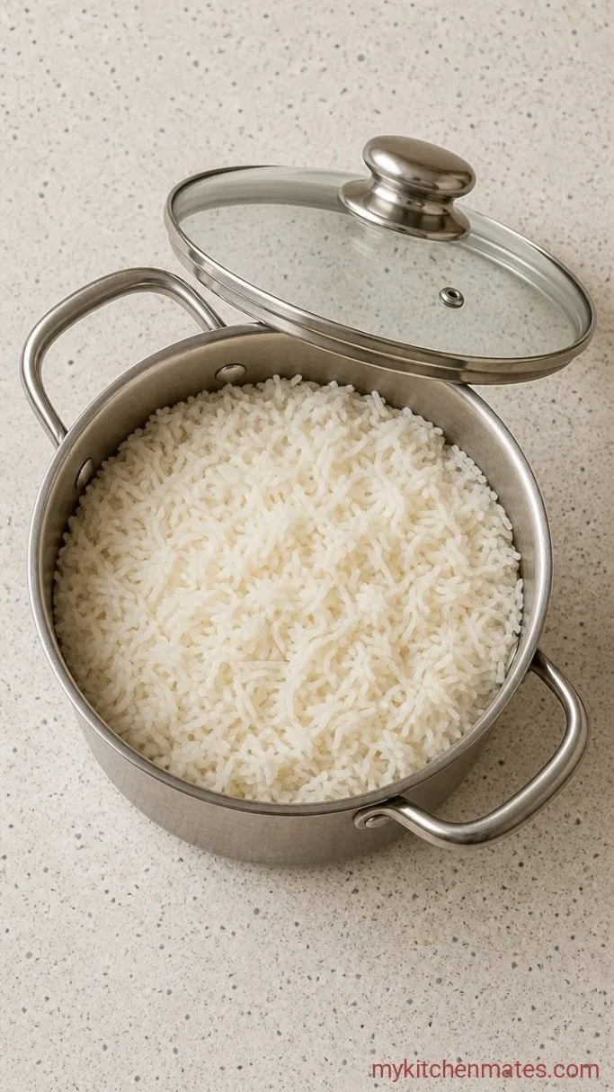 25-Minute Sweet Corn Chicken Rice Bowl Step 1: Cook the Rice