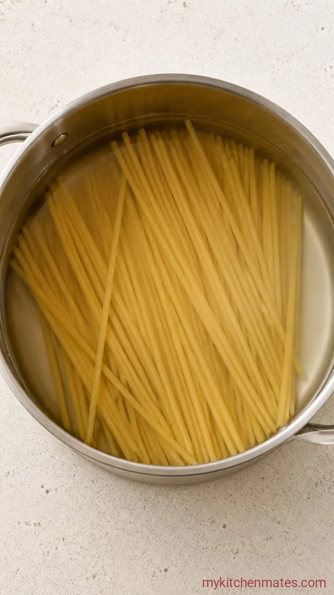 Step 1: Cook the Spaghetti