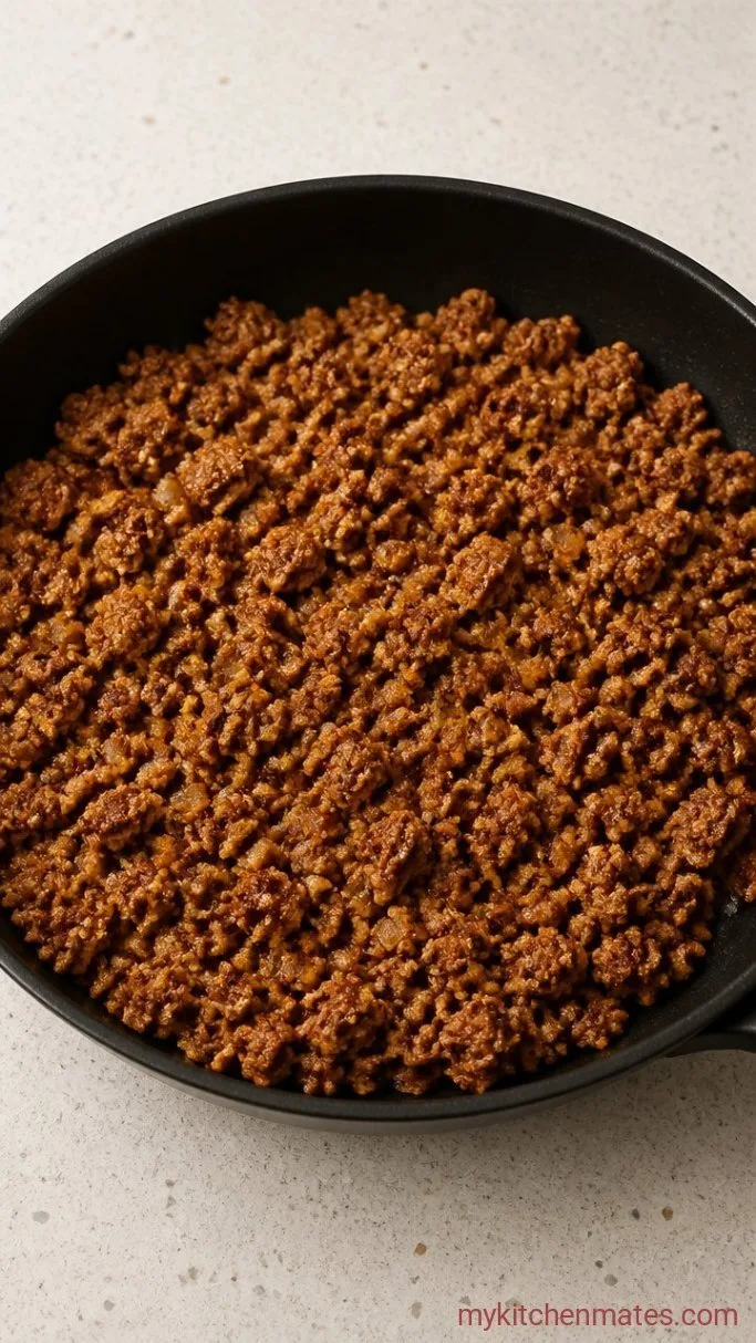20-Minute Ground Turkey Quesadillas Step 1: Cook the Turkey Filling