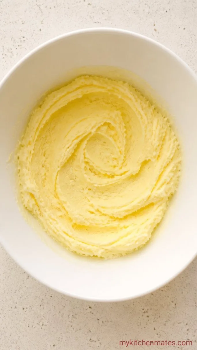 Strawberry Pound Cake with Fresh Strawberry Glaze Step 1: Cream the Butter and Sugar