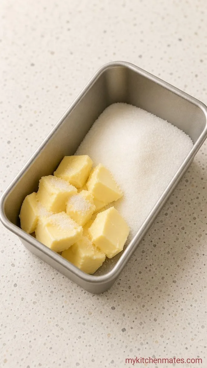 Bright and Tender Lemon Loaf Cake Step 1: Cream the Butter and Sugar