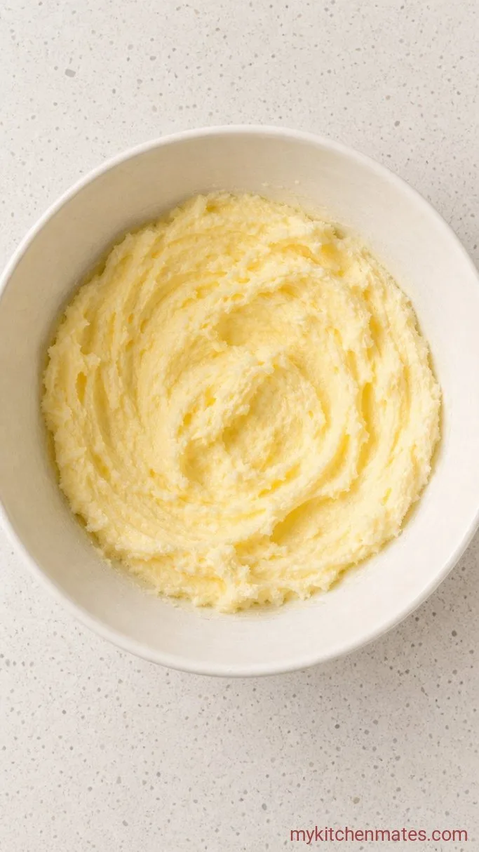 Soft Vanilla Sheet Cake with Vanilla Buttercream Step 1: Cream the Butter and Sugar