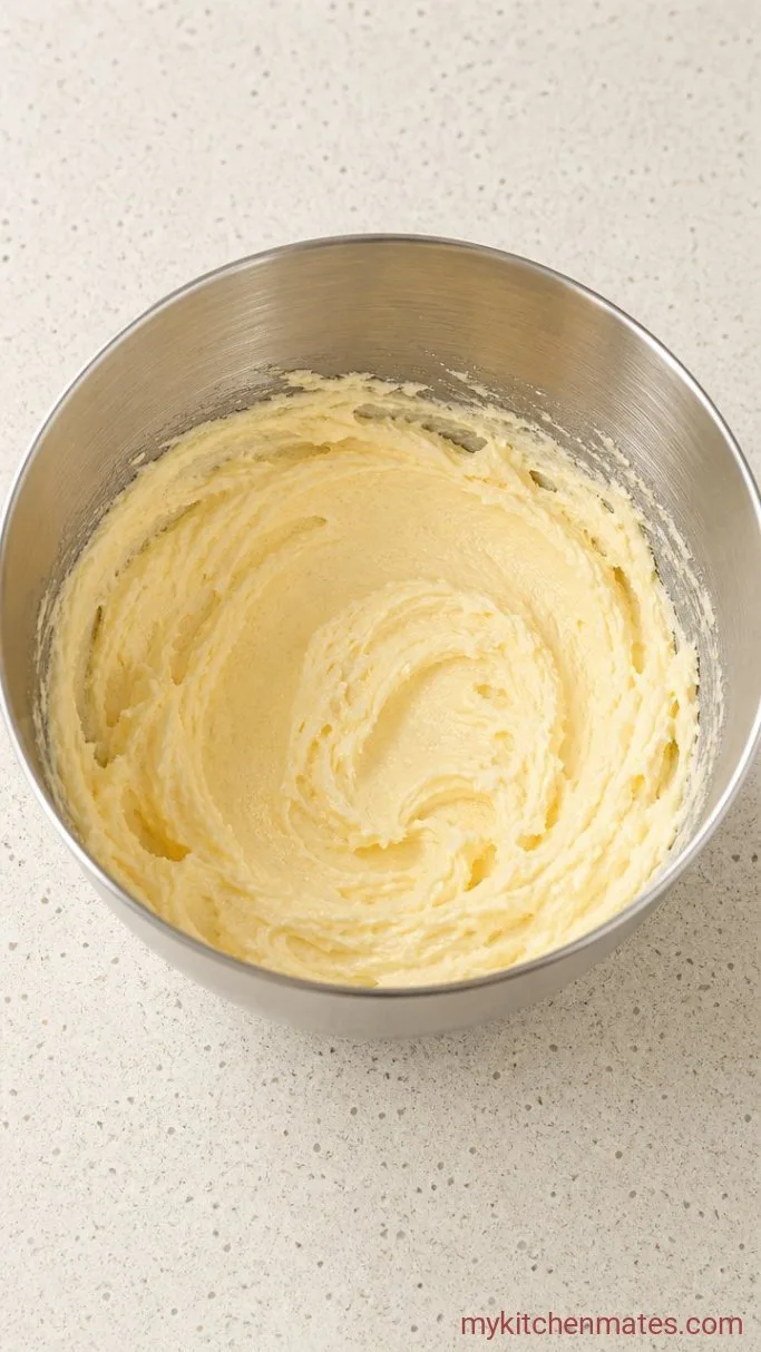 4-Ingredient Buttery Gluten Free Shortbread Cookies Step 1: Cream the Butter and Sugar
