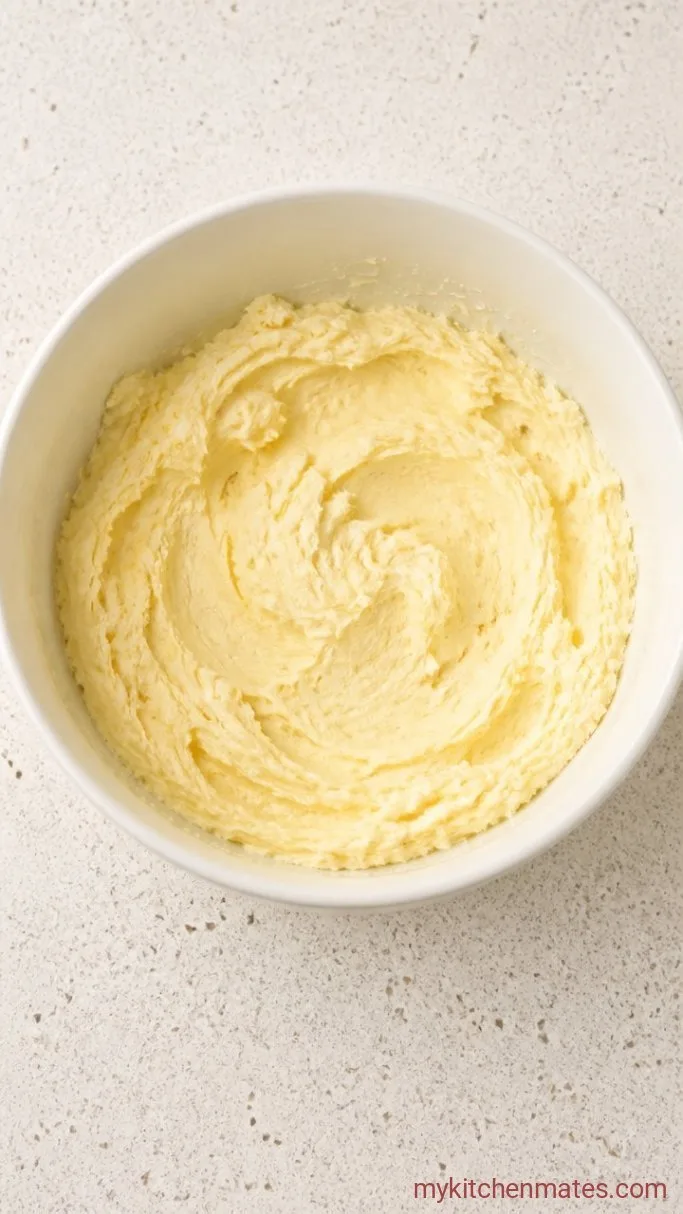 Buttery Scottish Shortbread Cookies Step 1: Cream the Butter and Sugar