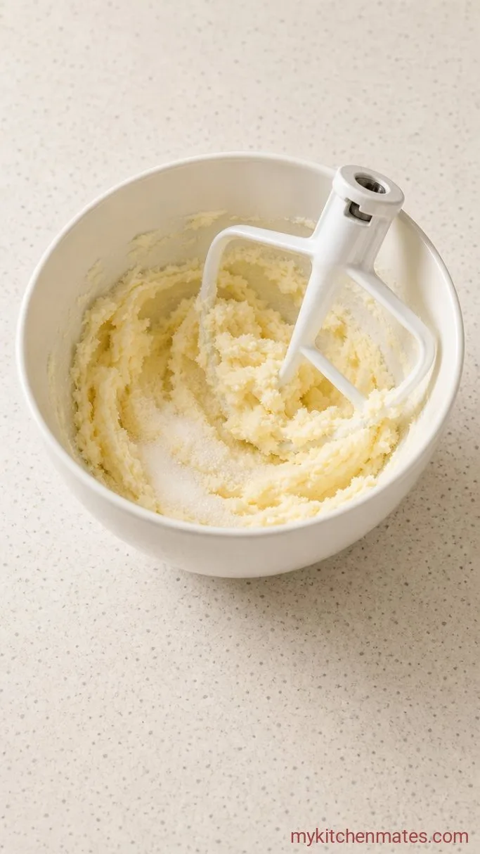 Sugar Cookie Cups with Fluffy Buttercream (Easy Party Dessert) Step 1: Cream the Butter and Sugar