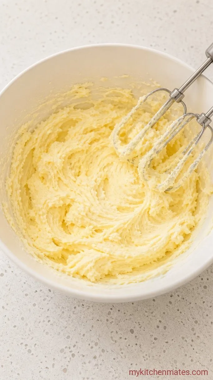 Colorful Summer Sugar Cookies with Lemon Icing Step 1: Cream the Butter and Sugar