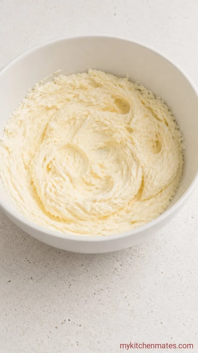 Buttery Lavender Shortbread Cookies Step 1: Cream the Butter and Sugar