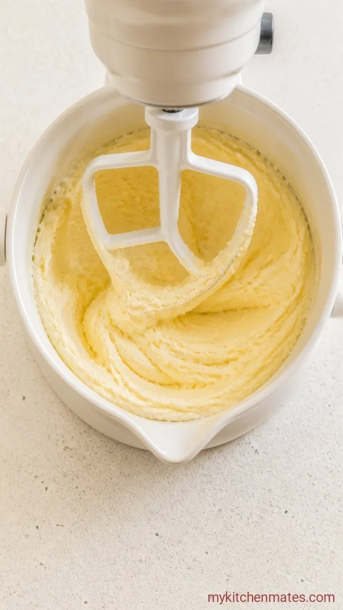 Soccer Ball Sugar Cookies with Lemony Icing Step 1: Cream the Butter and Sugar