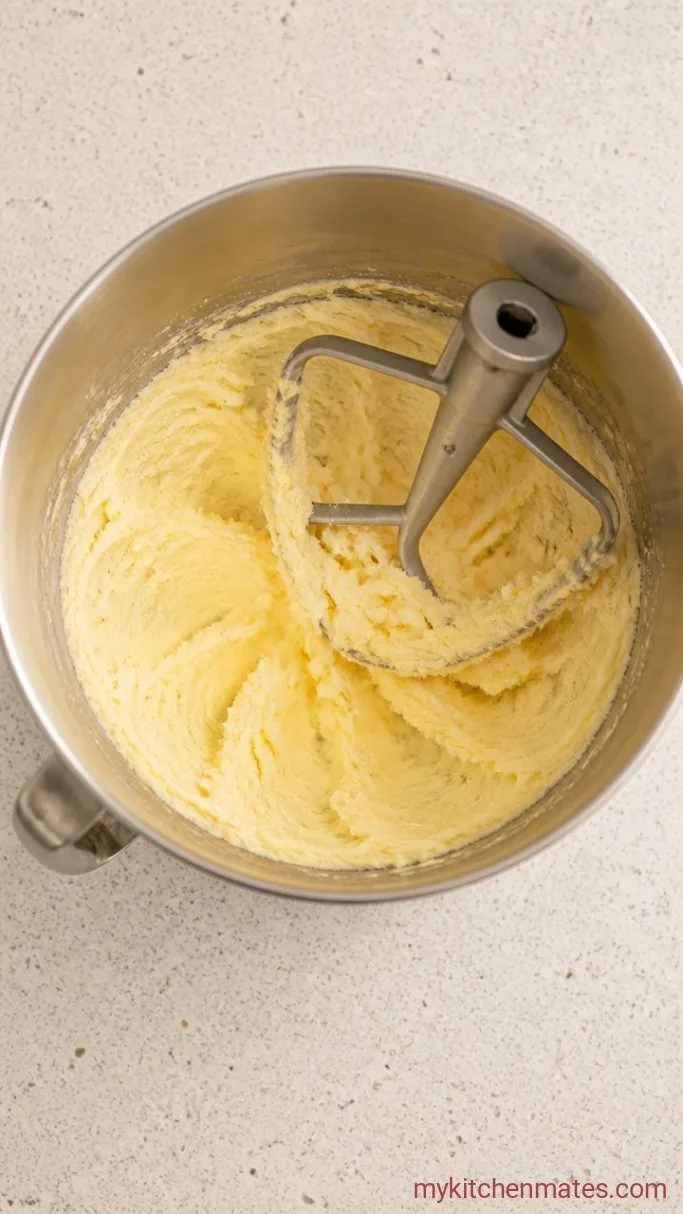 Soft and Chewy Vegan Lemon Cookies Step 1: Cream the Butter and Sugar