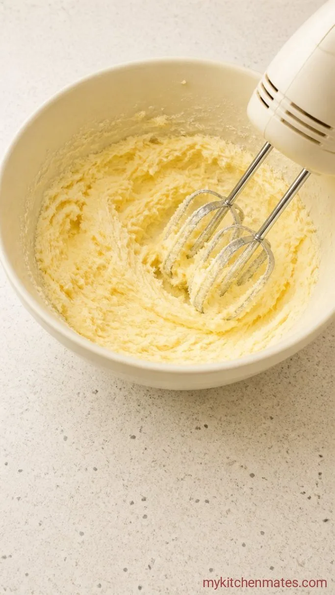 Buttery Cherry Sugar Cookies with Maraschino Cherry Pieces Step 1: Cream the Butter and Sugar