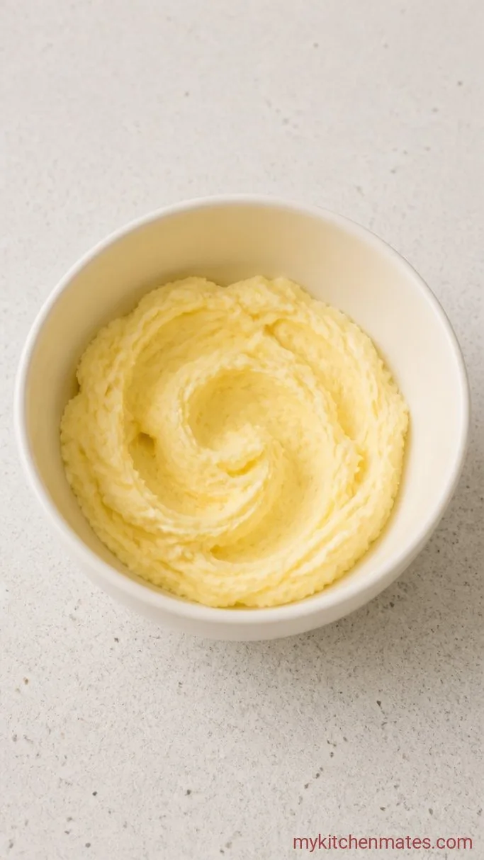 Homemade Custard Cream Biscuits Step 1: Cream the Butter and Sugar