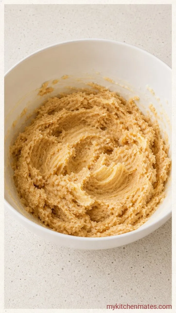 Soft & Chewy Sheet Pan Cookie Cake Step 1: Cream the Butter and Sugars
