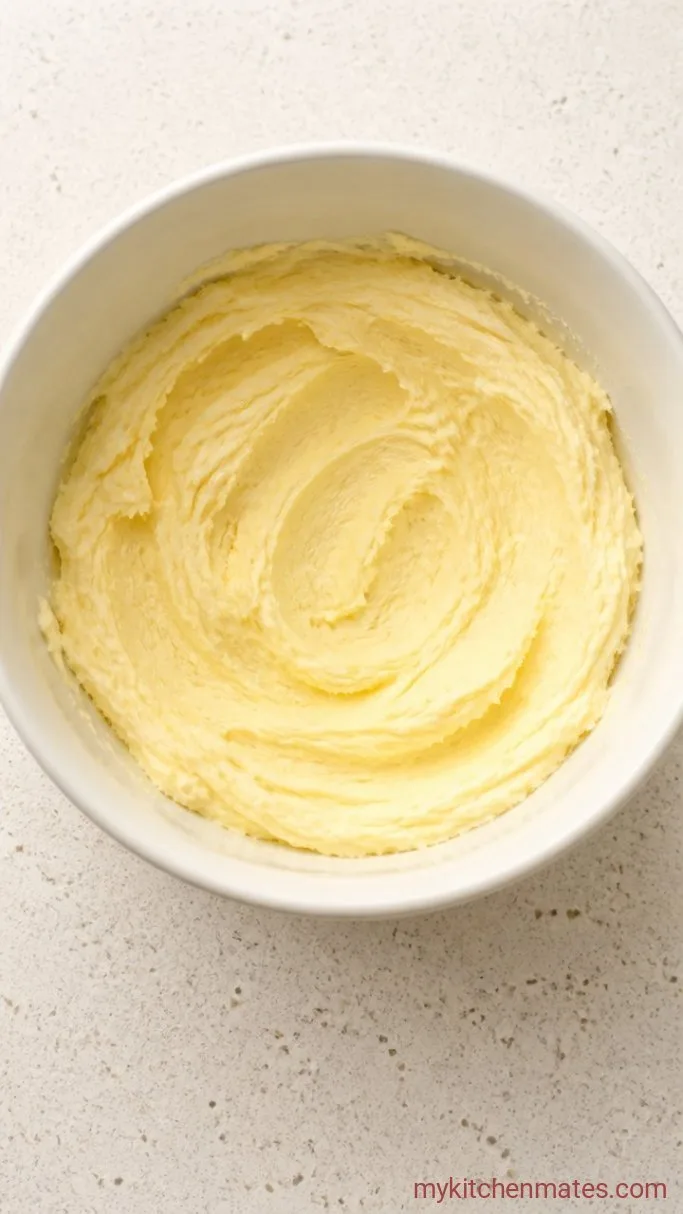 Step 1: Cream the Butter and Sweetener