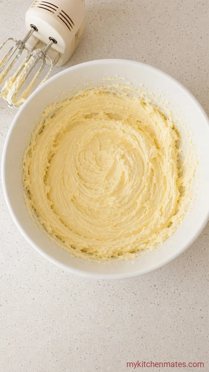 Pineapple Pecan Cream Cheese Pound Cake Step 1: Cream the Butter, Cream Cheese, and Sugar