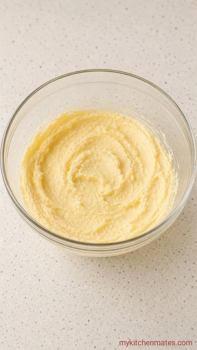 Easy Funfetti Bundt Cake Step 1: Cream the Butter Mixture