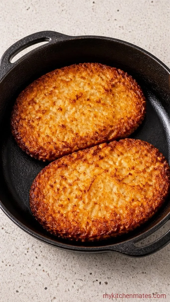 Step 1: Crisp the Hash Browns