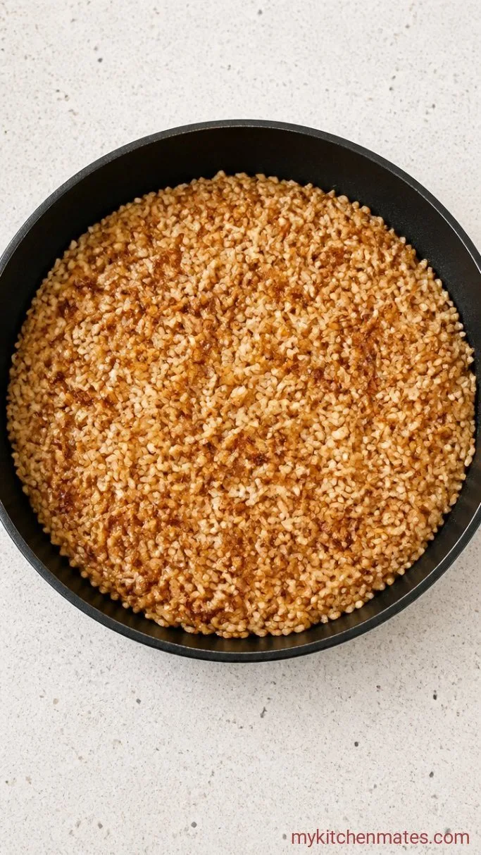 Step 1: Crisp the Rice