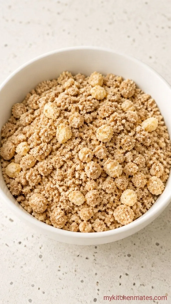 Apple Pie Bread with Cinnamon Streusel Step 1: Crumble the Streusel Topping