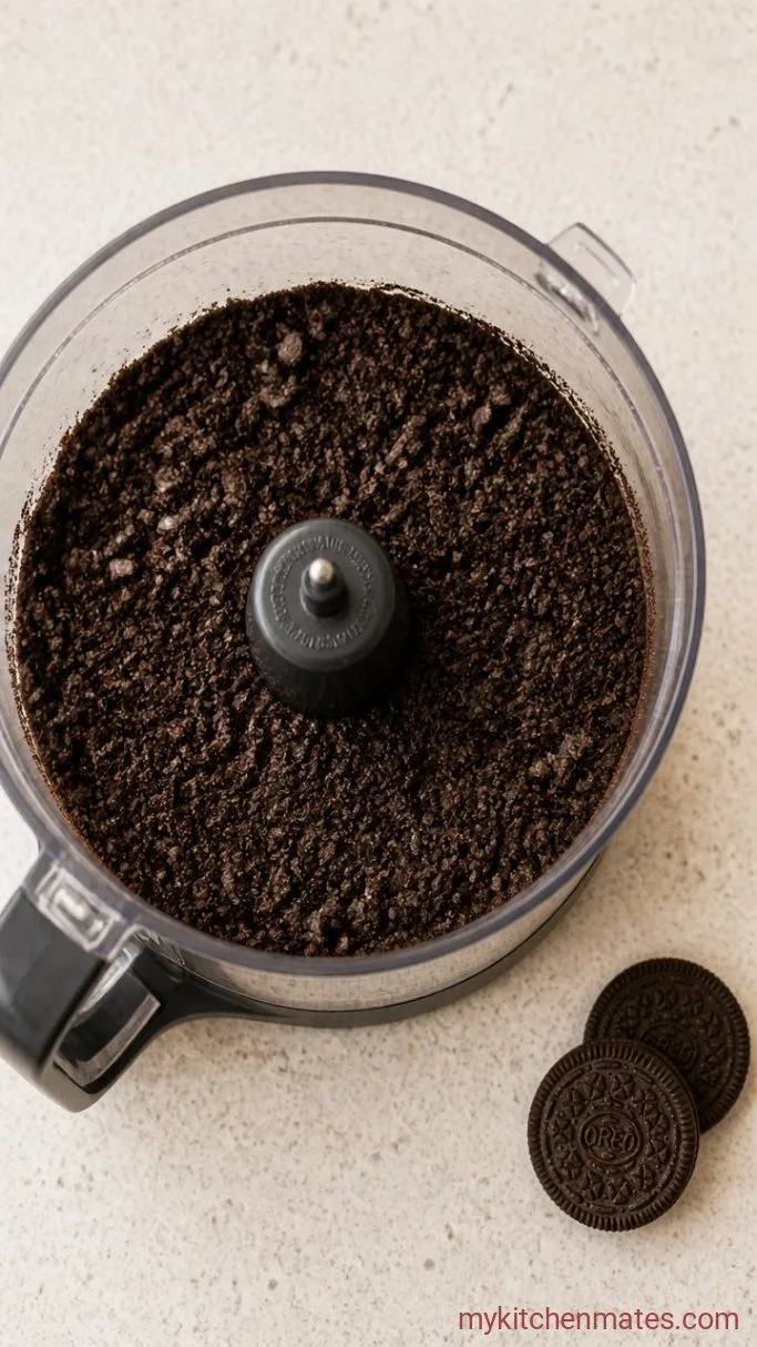 No-Bake Oreo Parfait Cups Step 1: Crush the Oreos