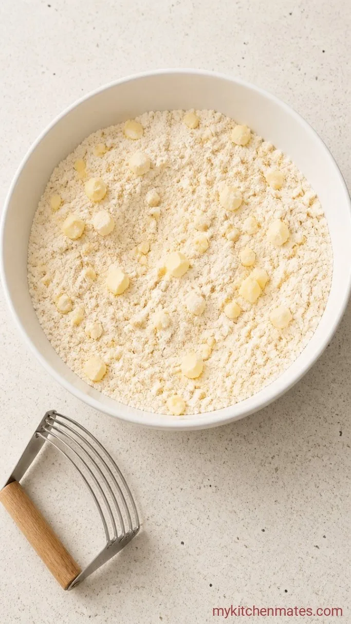 Step 1: Cut the Butter into the Dry Ingredients