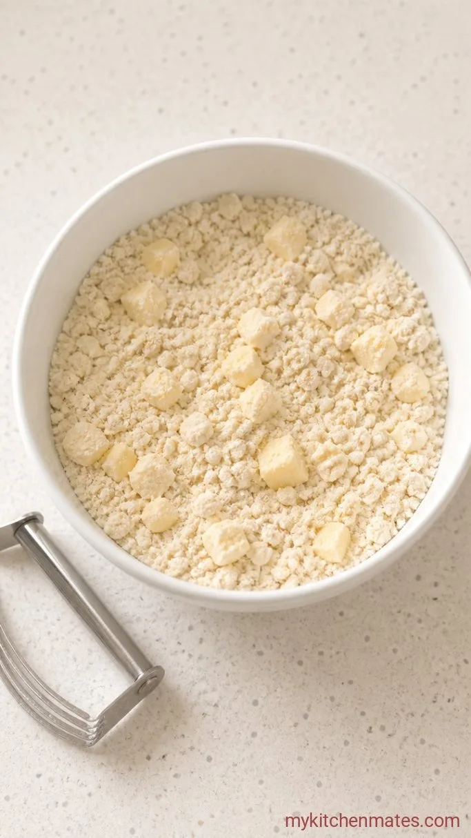 Step 1: Cut the Butter into the Dry Ingredients
