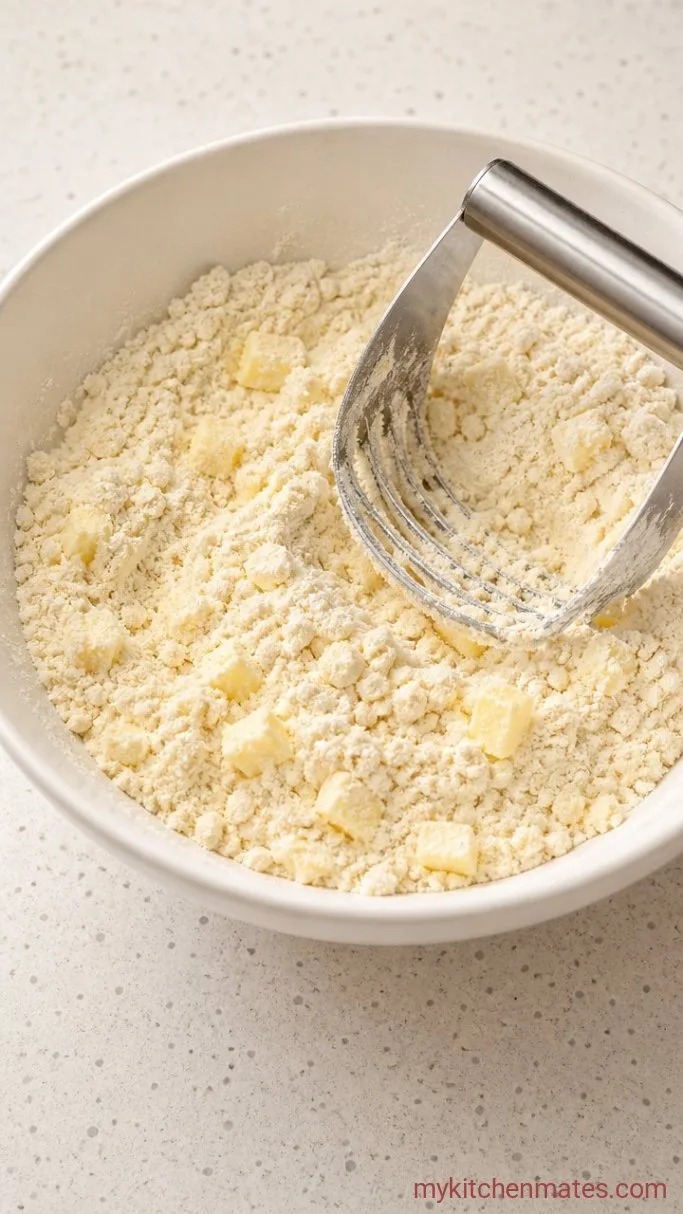 Step 1: Cut the Butter into the Flour