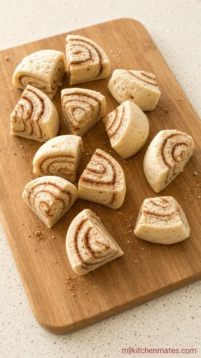 Step 1: Cut the Cinnamon Rolls