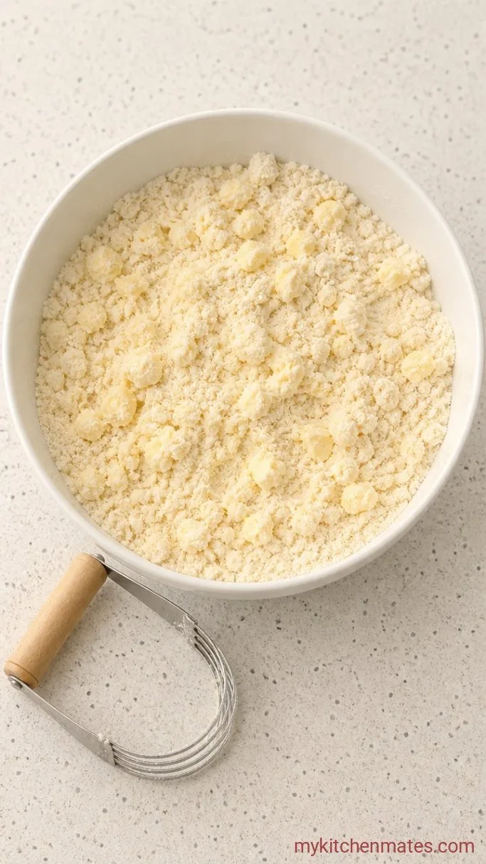 Step 1: Cut the Cold Butter Into the Dry Ingredients