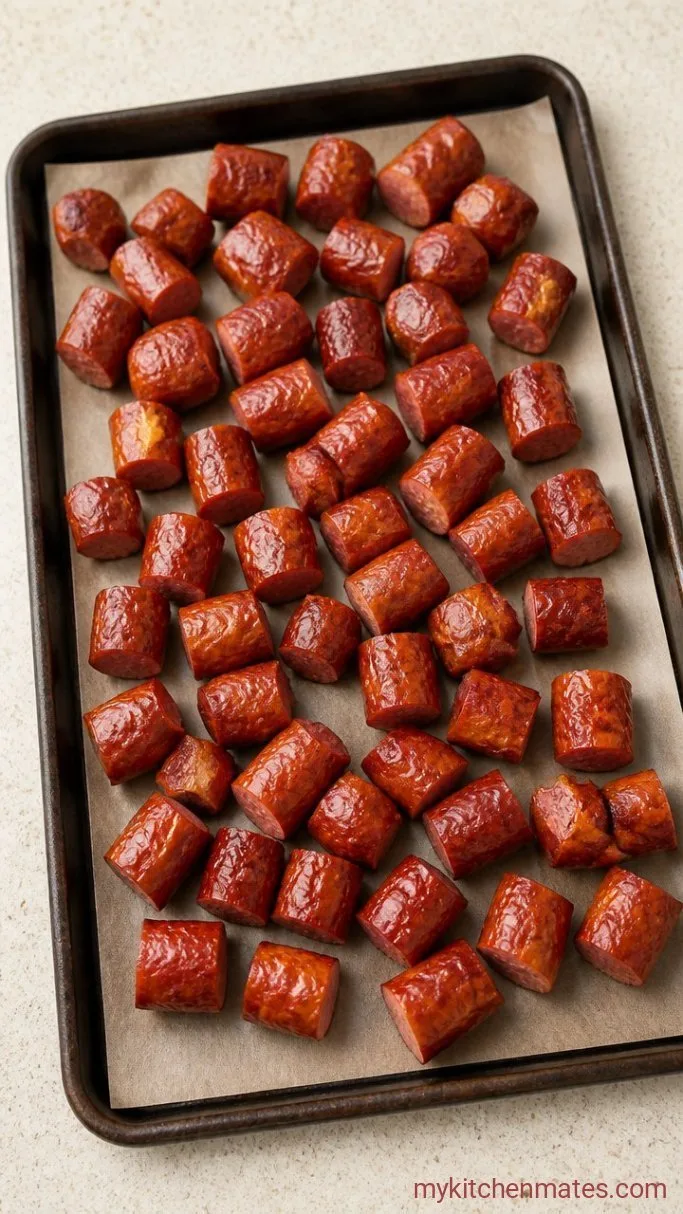 Step 1: Cut the Sausage