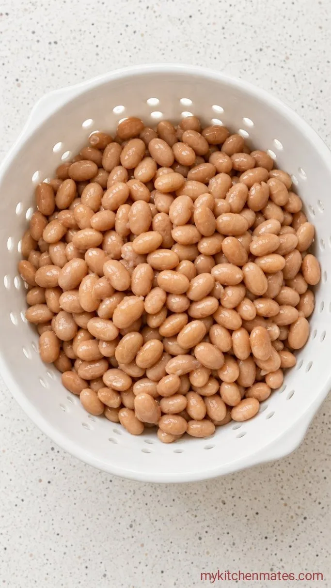 Step 1: Drain and Rinse the Beans