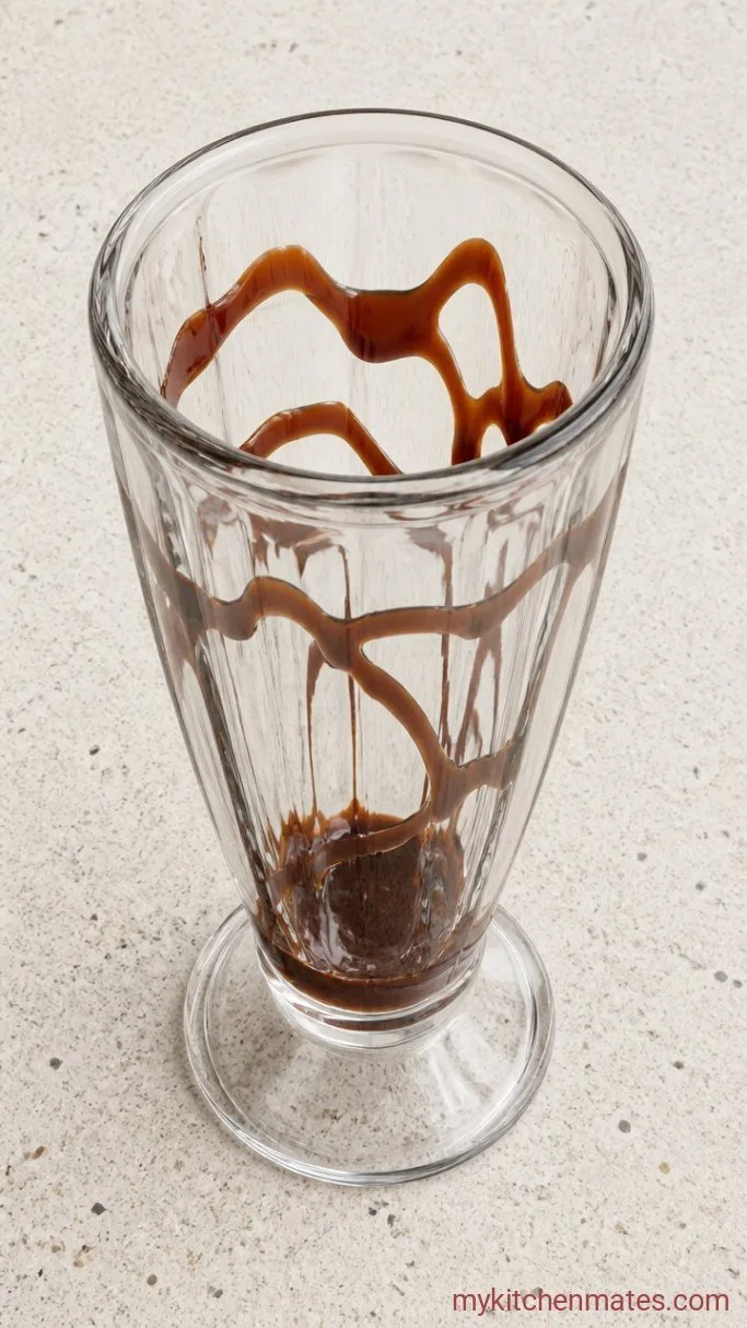 Step 1: Drizzle the Syrup