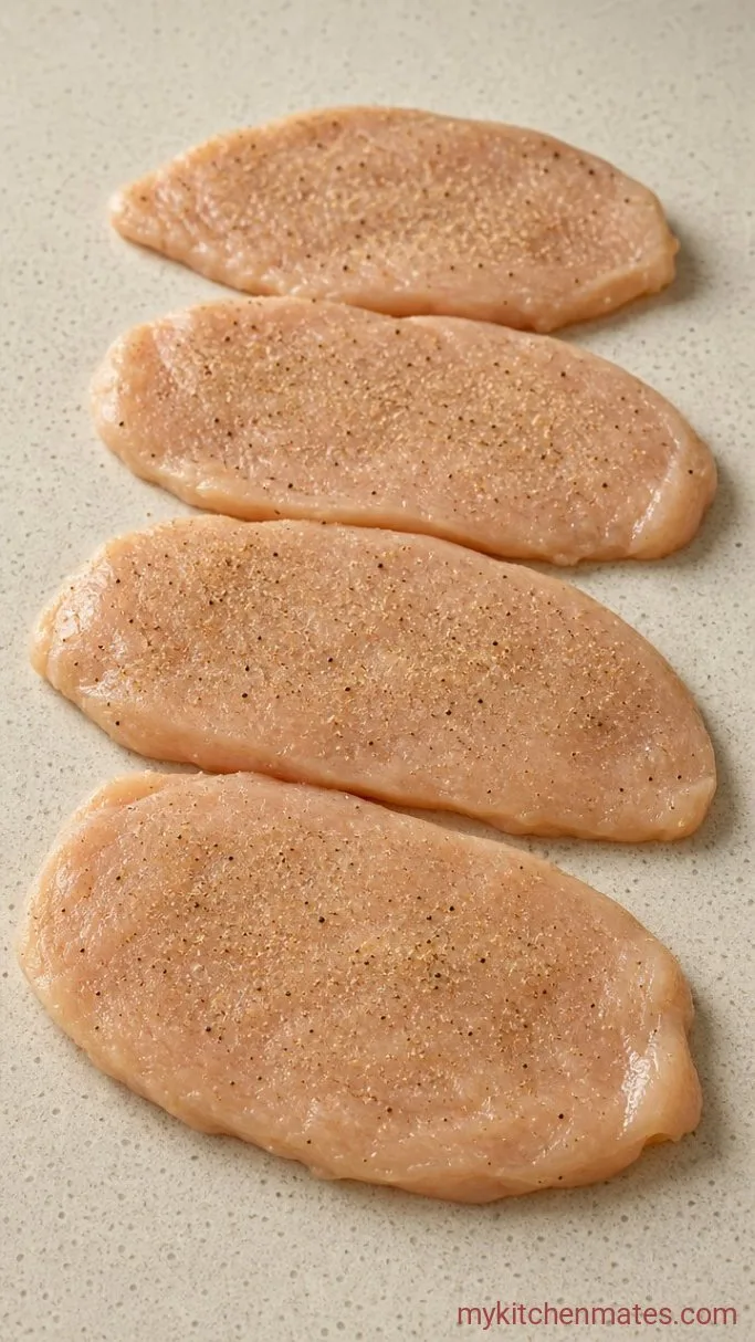 Step 1: Flatten and Season the Chicken