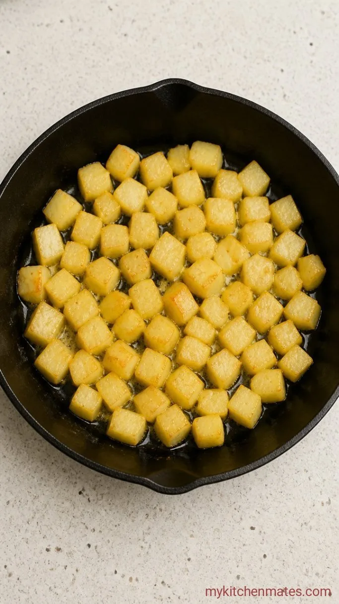 Step 1: Fry the Potatoes