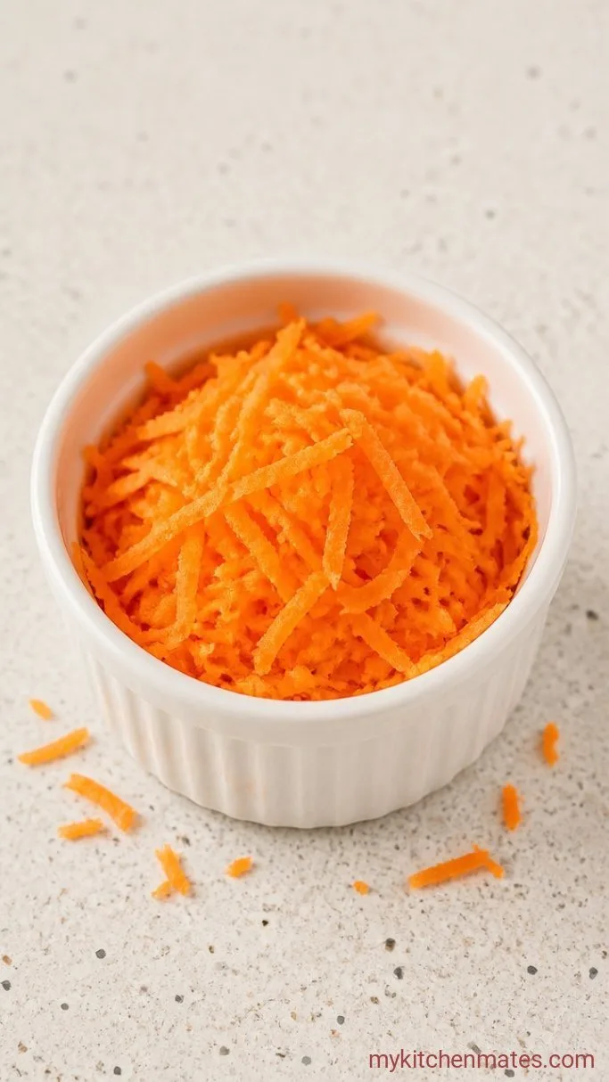 Step 1: Grate the Carrot