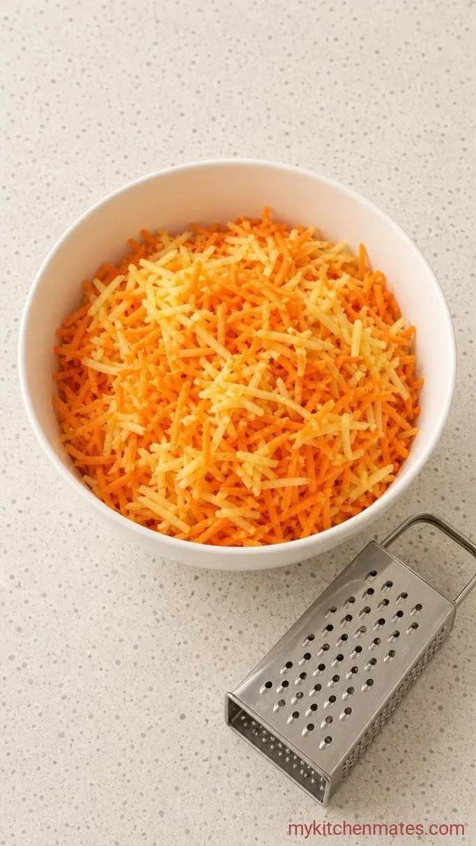 Spiced Carrot Cake Jam (No Pectin Needed) Step 1: Grate the Fruit