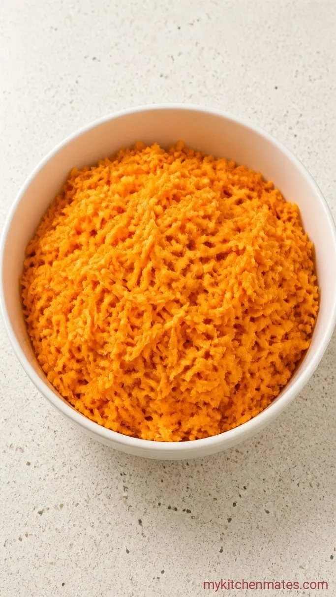 Step 1: Grate the Sweet Potato