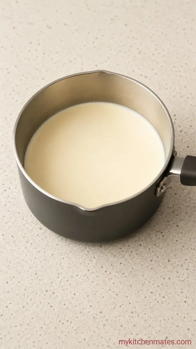 Step 1: Heat the Cream