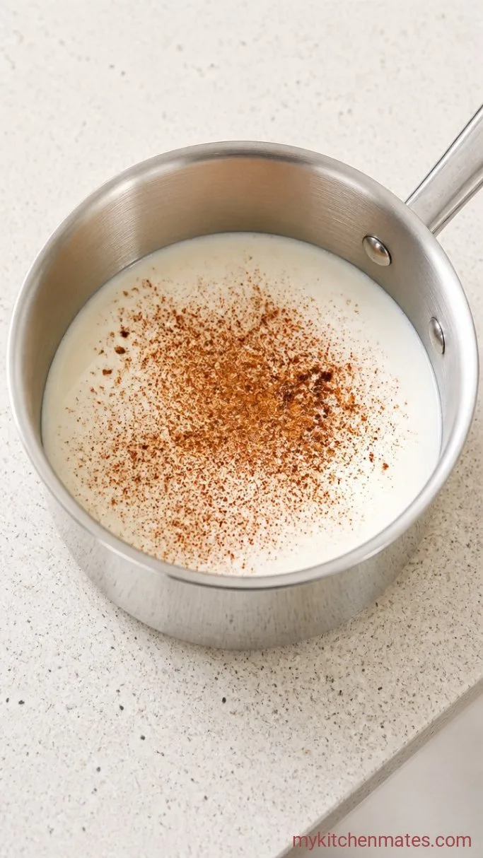 Step 1: Heat the Milk and Spices