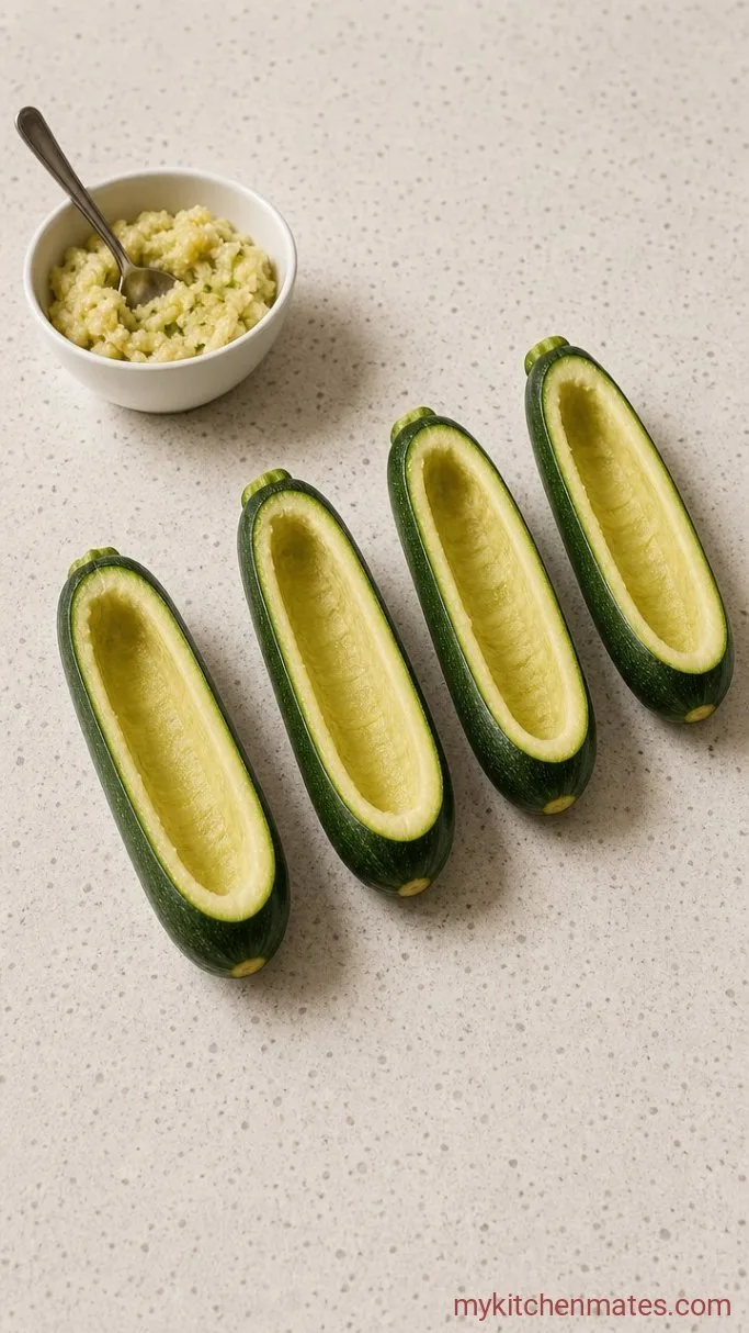 Step 1: Hollow Out the Zucchini