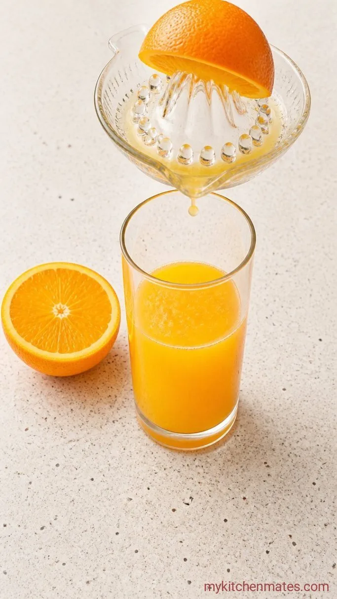 Step 1: Juice the Orange
