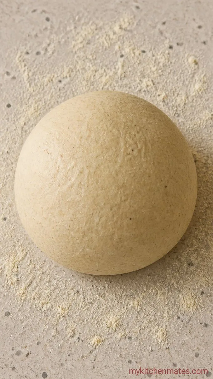 Homemade Papad Recipe (Indian Lentil Crackers) Step 1: Knead the Dough