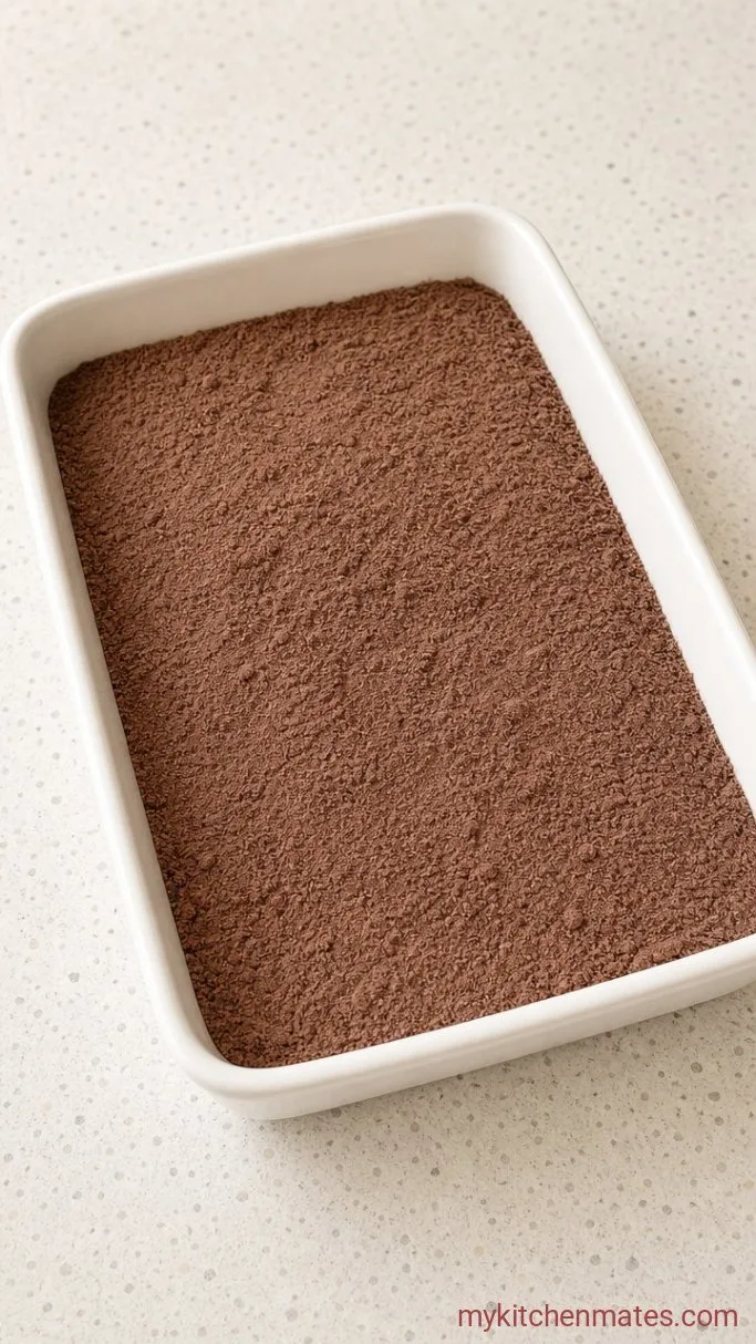 Step 1: Layer the Cake Mix