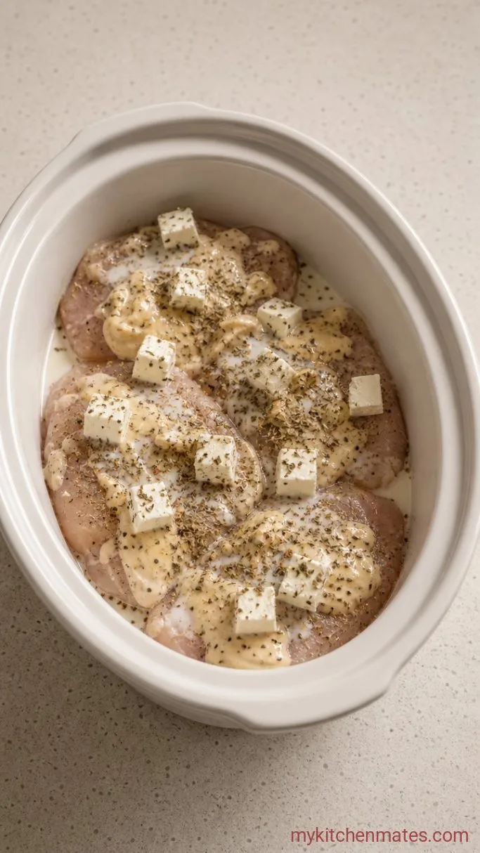 Step 1: Layer the Ingredients in the Slow Cooker